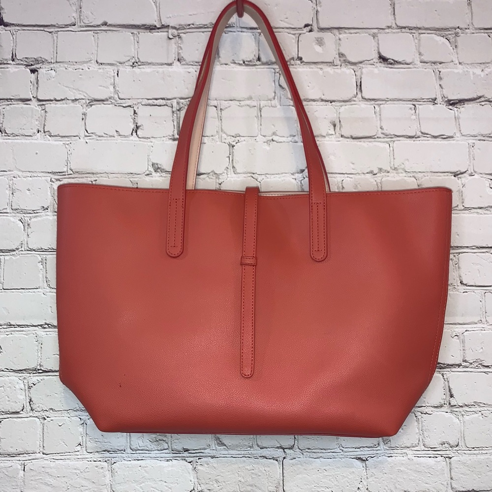 🎓 Peachy Rust Tote Shoulder Bag